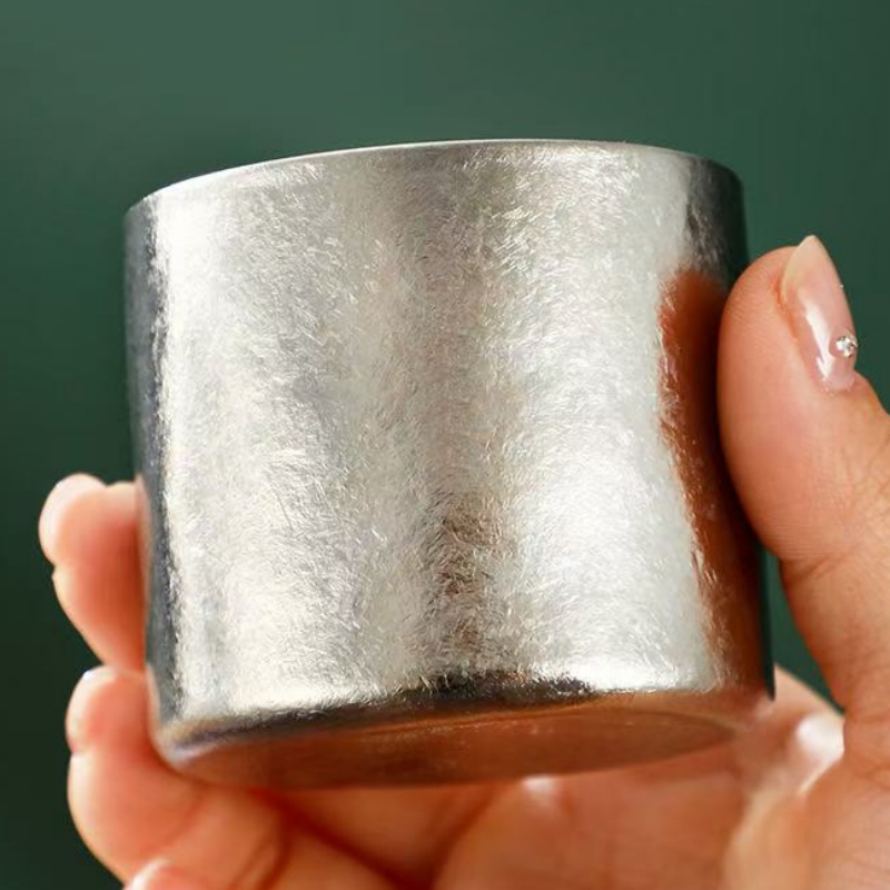Coffee Tea For Me - Pure Titanium Double-Wall Mini Coffee Mug,Outdoor