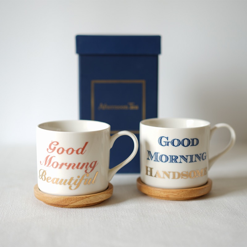 Best Tea Coffee - Ele Morning Tea Couple Mugs Wedding