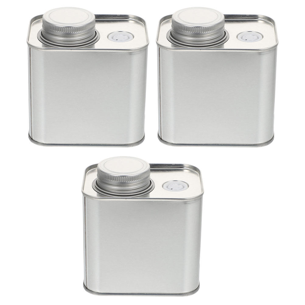 Coffee Tea And Bean - 3Pcs Silver Canister Set Coffee Storage