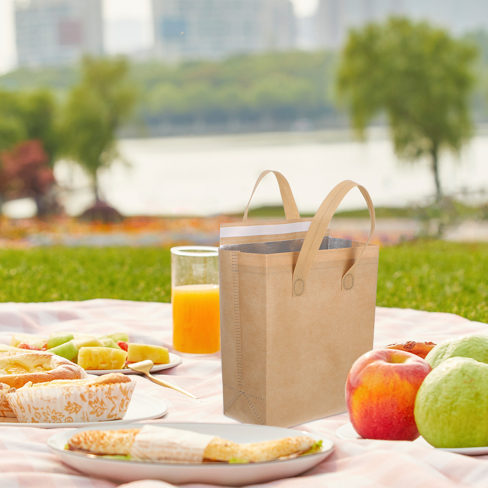 Coffee Tea Milk - 50 pcs Insulated Take Out Bags