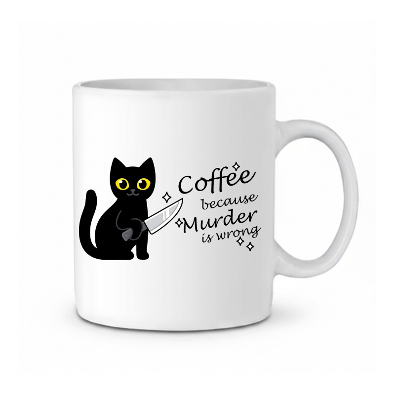 Funny Cat Coffee Mug with the  - Coffee Tea Wrong 리뷰 및 가격