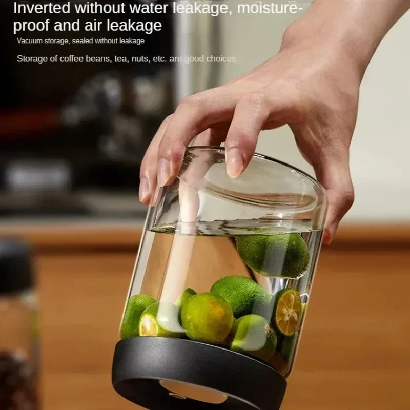 Manual Vacuum Sealed Glass Jar - Coffee Tea And Bean 리뷰 및 가격