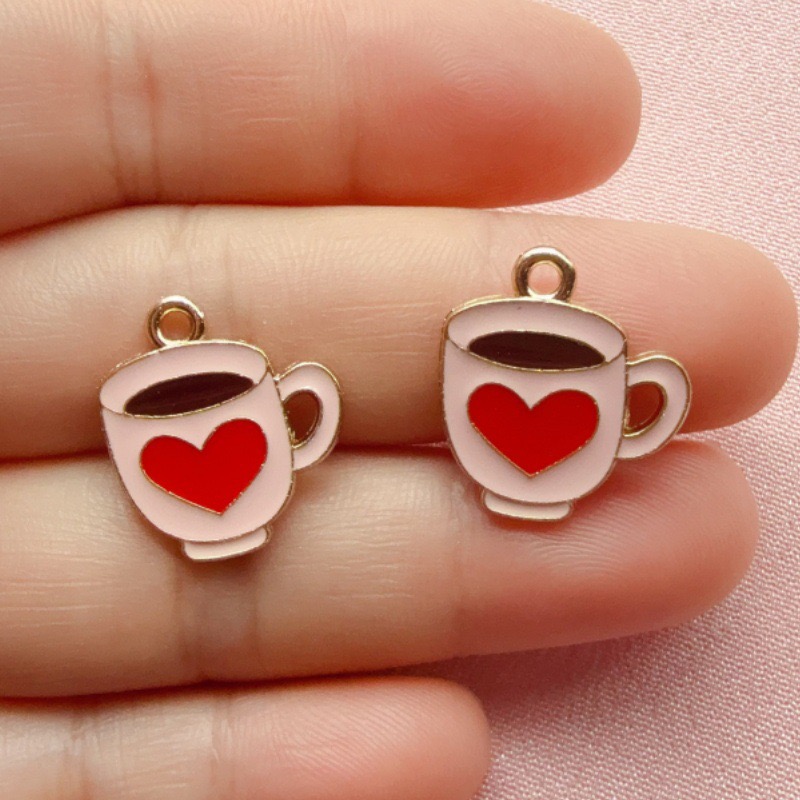 12pcs Colorful Drip Oil Love C - Coffee & Tea Haus 리뷰 및 가격