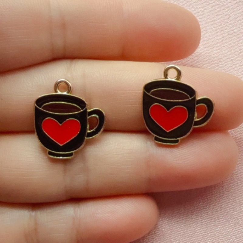 12pcs Colorful Drip Oil Love C - Coffee & Tea Haus 리뷰 및 가격