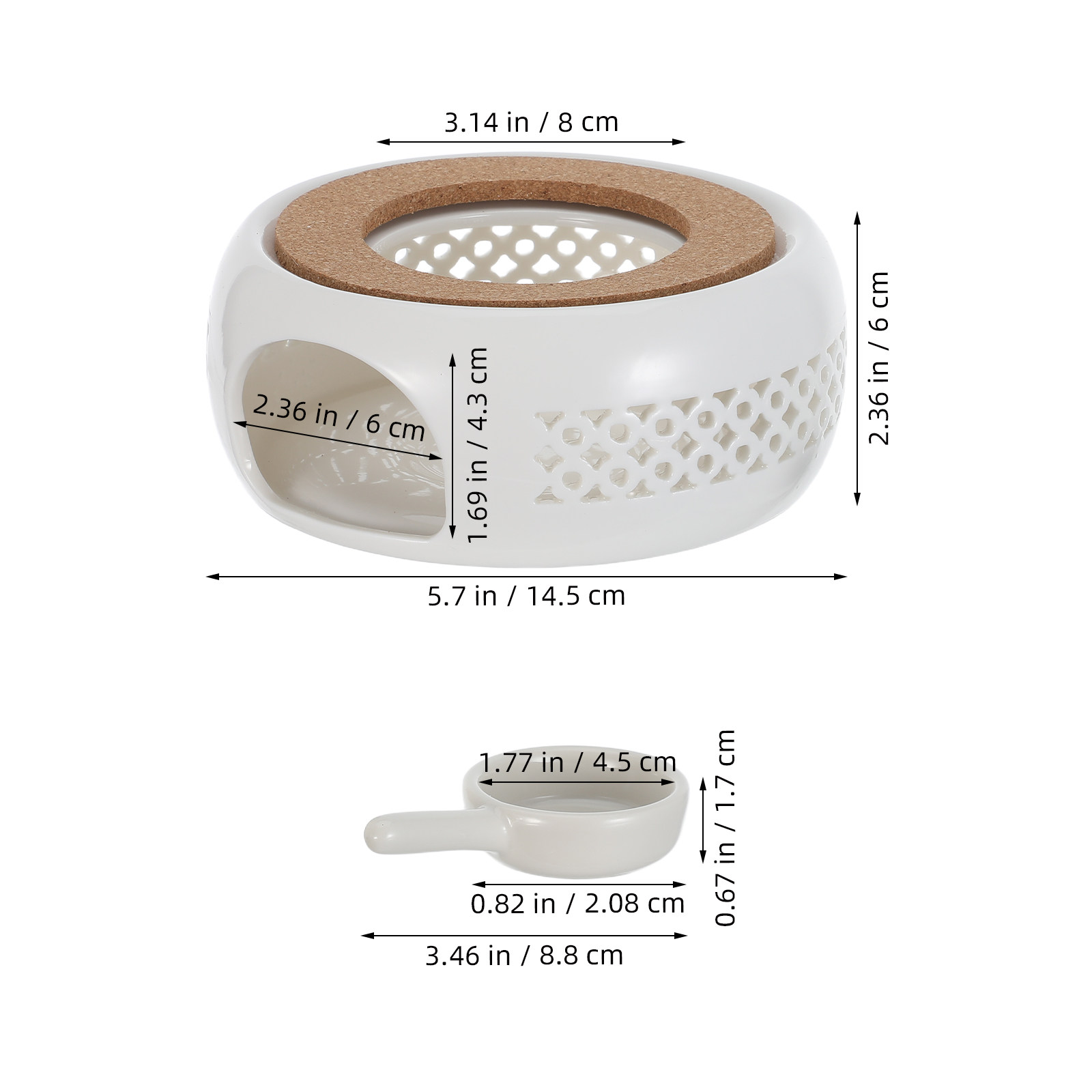 1Set Ceramic Teapot Warmer Tea - Coffee Tea Warmer 리뷰 및 가격