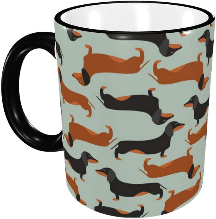 Black and Brown Dachshund Cera - Best Tea Coffee 리뷰 및 가격