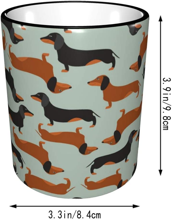 Black and Brown Dachshund Cera - Best Tea Coffee 리뷰 및 가격
