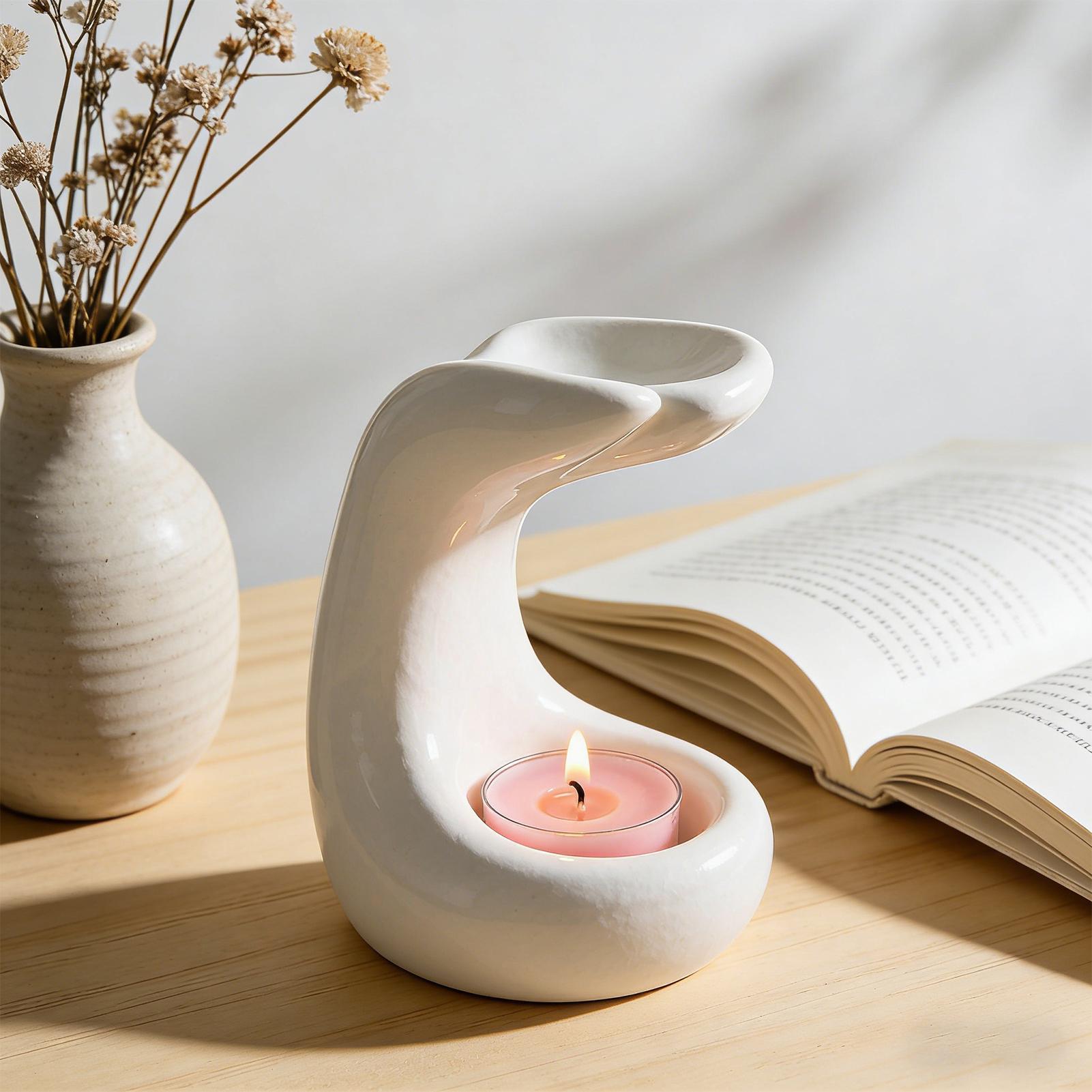 Tealight Wax Melt Warmer Palm  - Coffee Tea Warmer 리뷰 및 가격