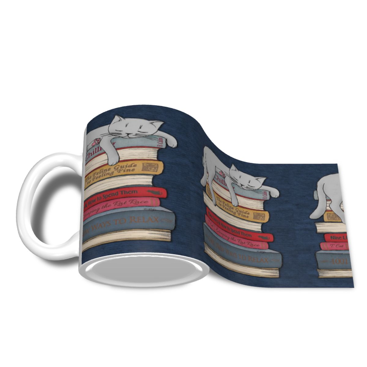 How To Chill Like A Cat Mug Fu - Coffee Tea Like 리뷰 및 가격