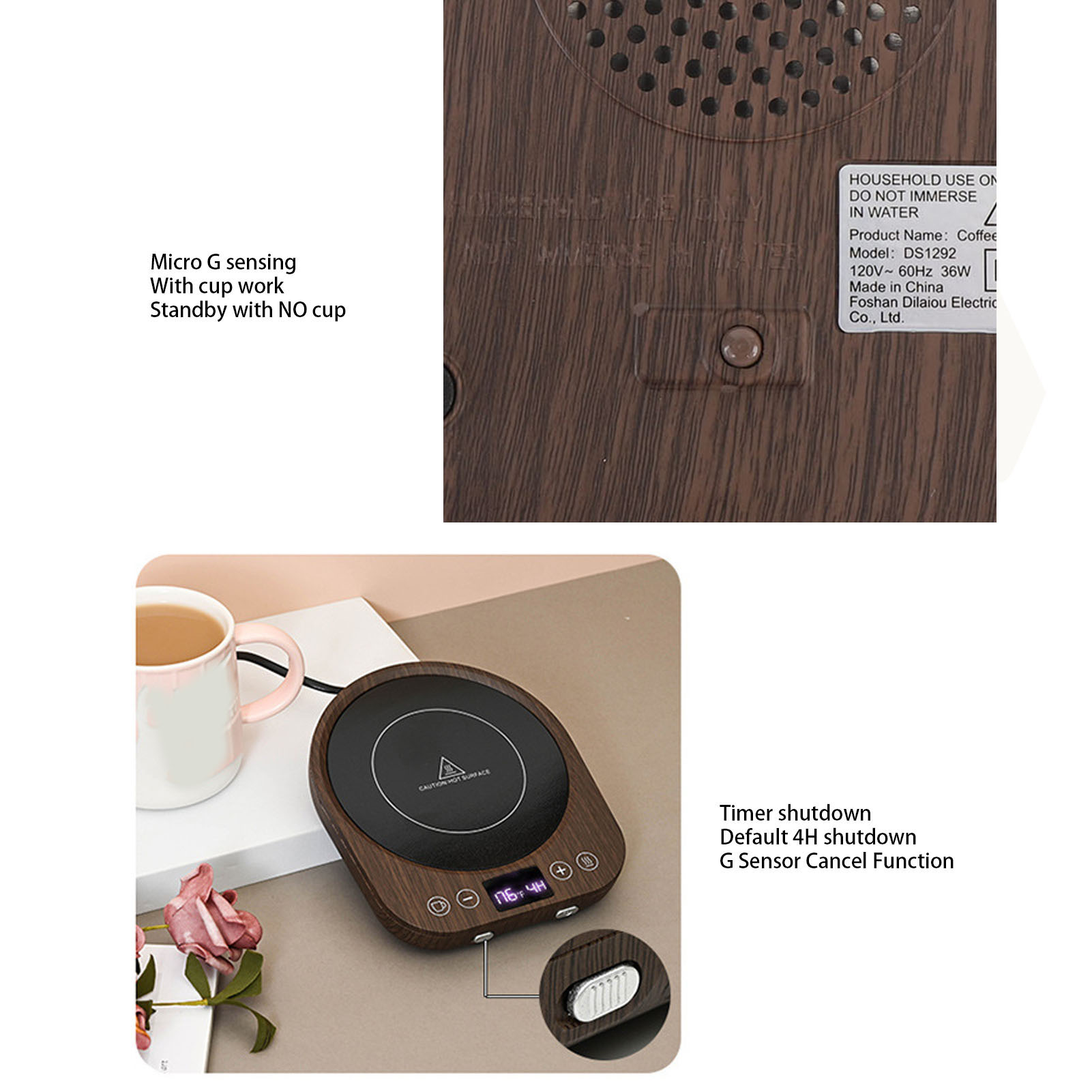 Mug Warmer 36W Fast Heating 3  - Coffee Tea Warmer 리뷰 및 가격