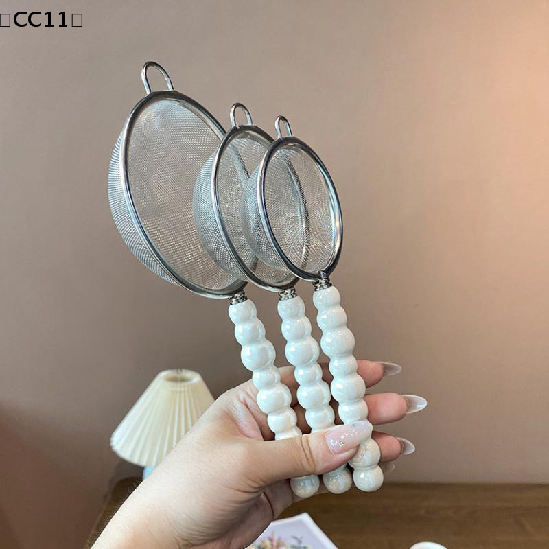 Tea Strainer With Pearl Cerami - Coffee Tea Leaf 리뷰 및 가격