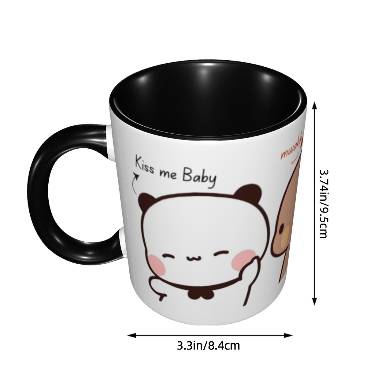 Personalized Kiss Me Baby Mwah - Coffee Tea You And Me 리뷰 및 가격