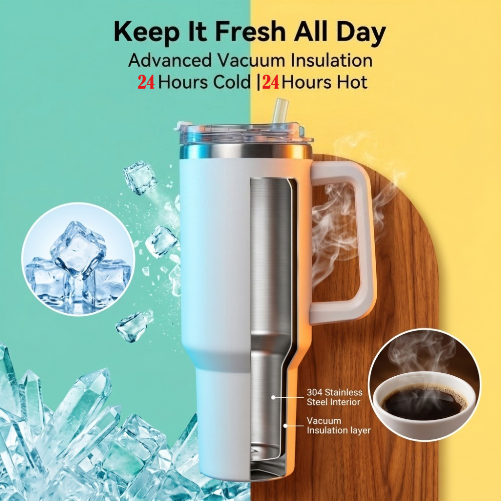 Custom 1200ml Stainless Steel  - Coffee Tea For Me 리뷰 및 가격