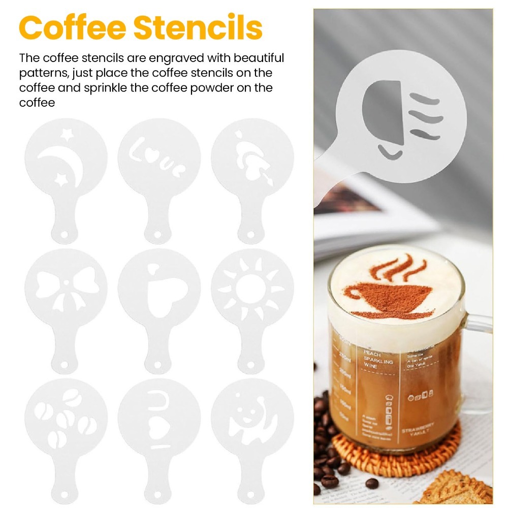 Stainless Steel Latte Art Pen  - Coffee Stencil Art 리뷰 및 가격