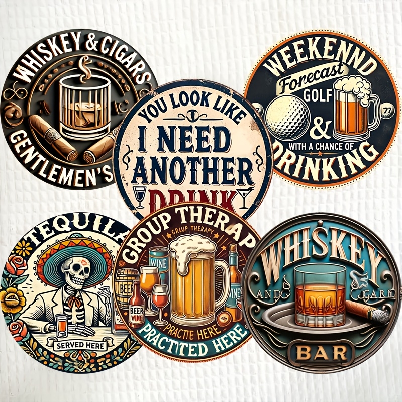 6pcs 10cm Wooden Vintage Beer  - Coffee Tea For Me 리뷰 및 가격