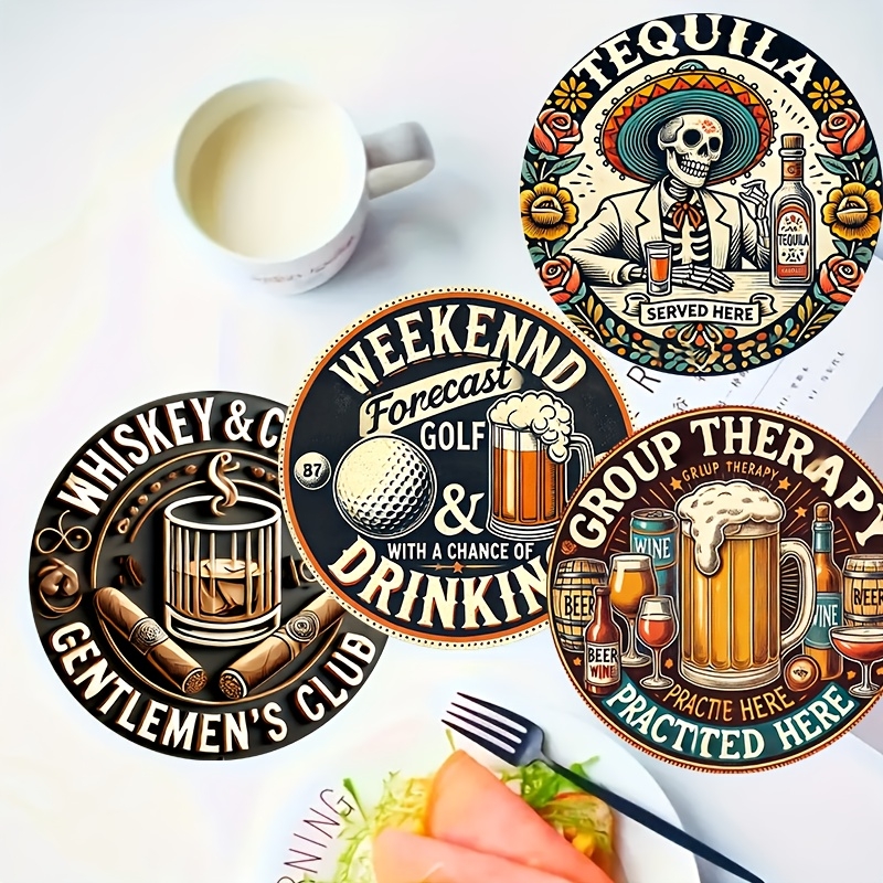 6pcs 10cm Wooden Vintage Beer  - Coffee Tea For Me 리뷰 및 가격