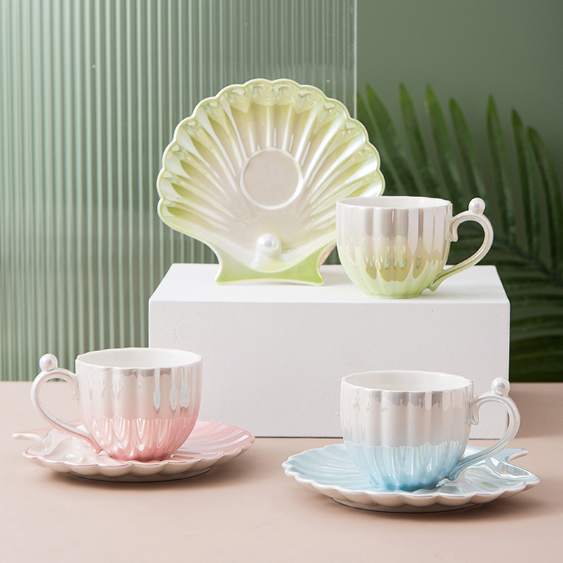 Pearl Shell Design Ceramics Mu - Best Tea Coffee 리뷰 및 가격