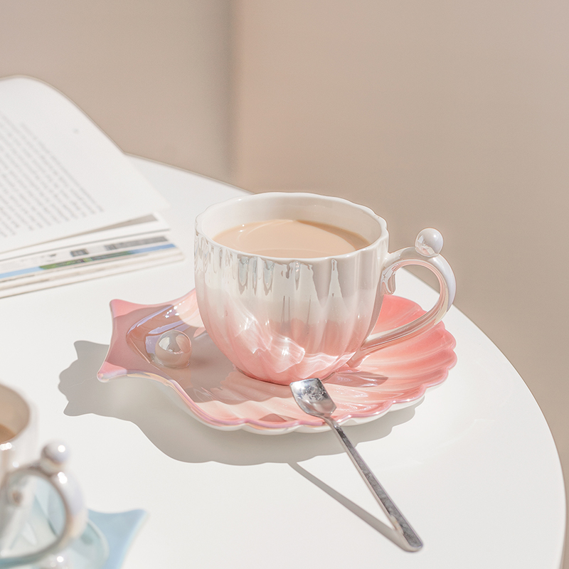 Pearl Shell Design Ceramics Mu - Best Tea Coffee 리뷰 및 가격