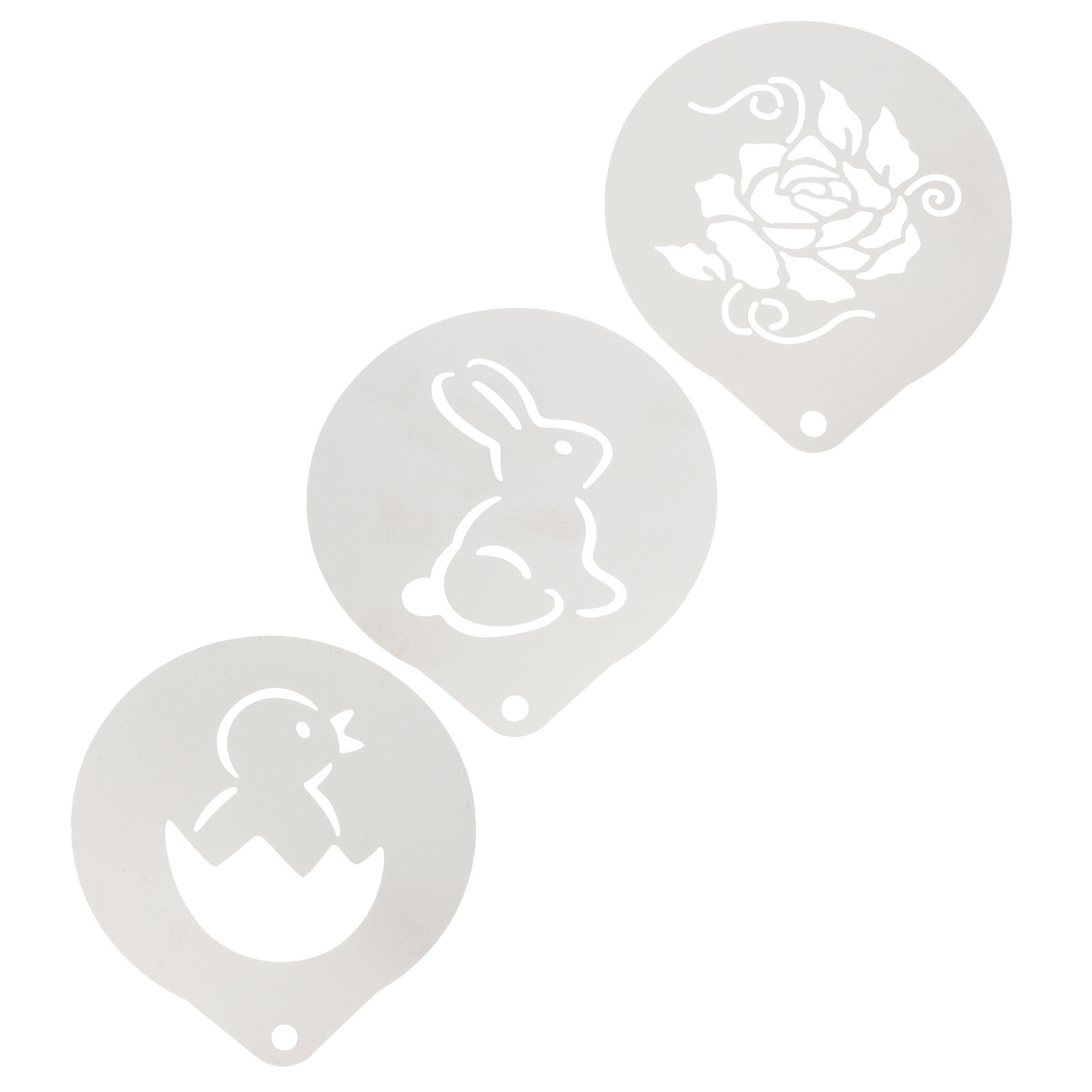 3Pcs Food Grade Stainless Stee - Coffee Stencil Art 리뷰 및 가격