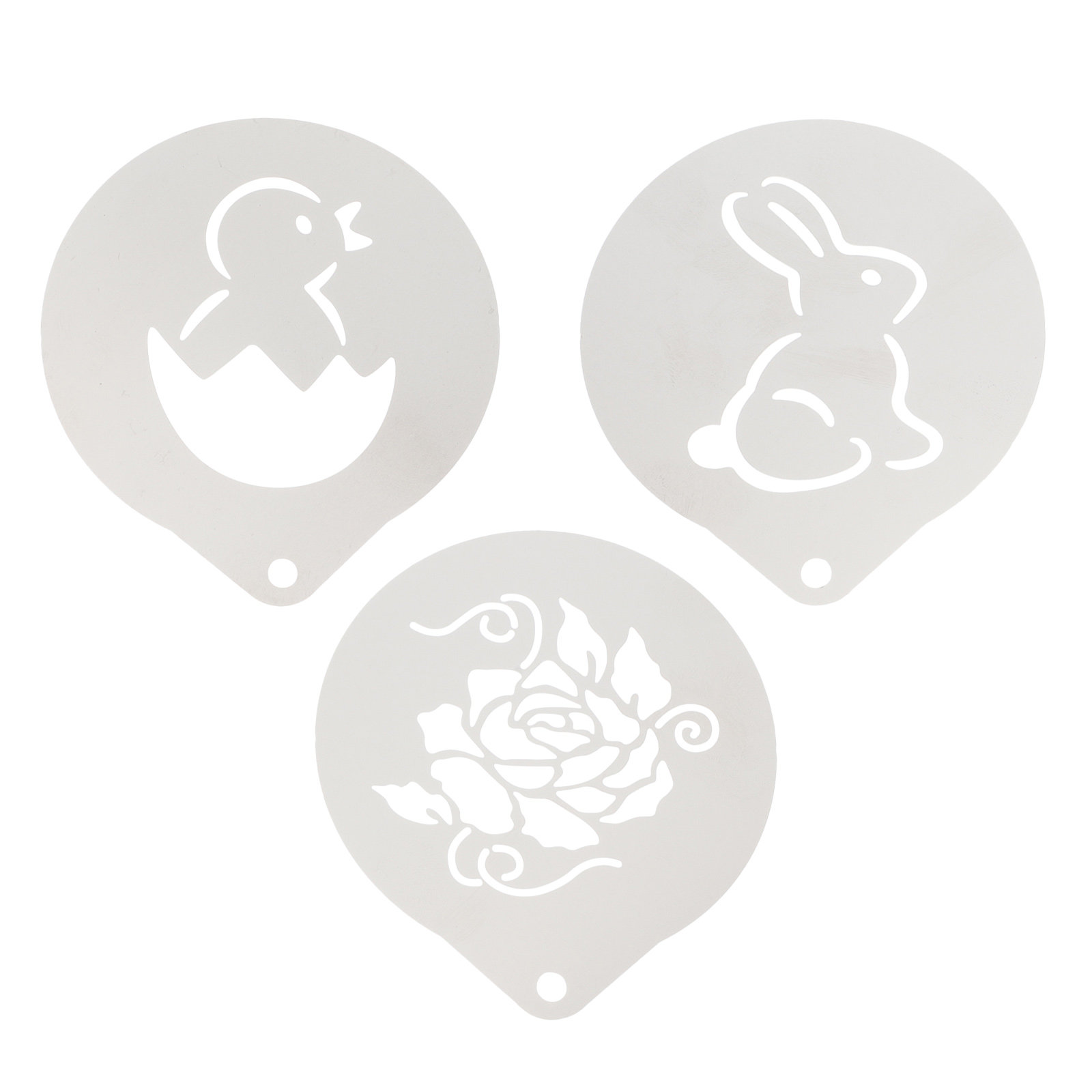 3Pcs Food Grade Stainless Stee - Coffee Stencil Art 리뷰 및 가격