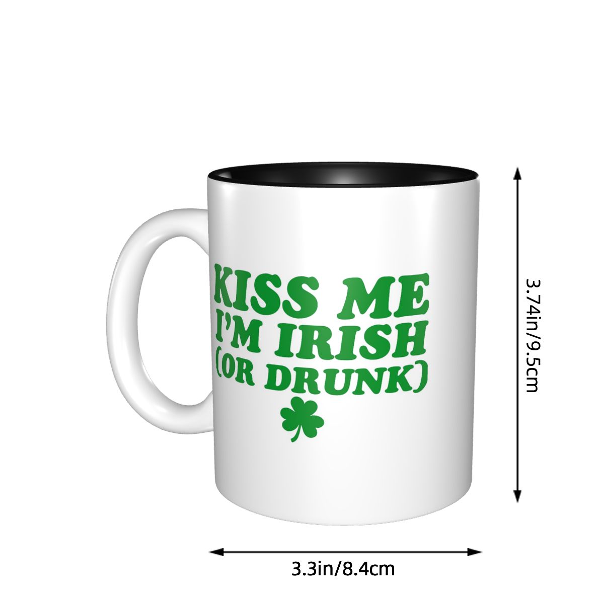 Kiss Me I'm Irish Mug Funny Ce - Coffee Tea You And Me 리뷰 및 가격