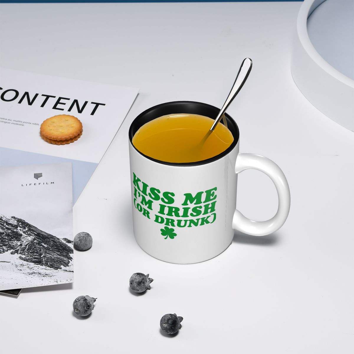 Kiss Me I'm Irish Mug Funny Ce - Coffee Tea You And Me 리뷰 및 가격