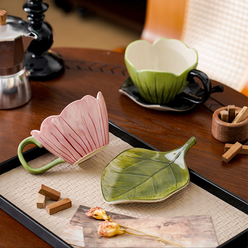 Irregular Hand-painted Coffee  - Coffee Tea Leaf 리뷰 및 가격