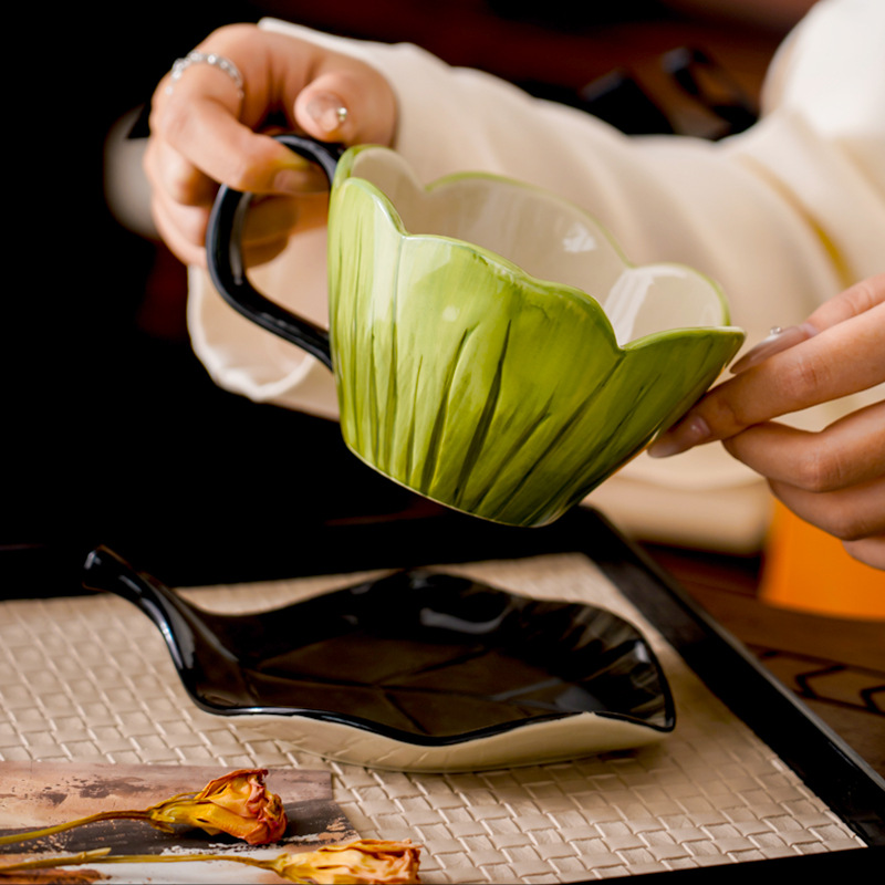 Irregular Hand-painted Coffee  - Coffee Tea Leaf 리뷰 및 가격