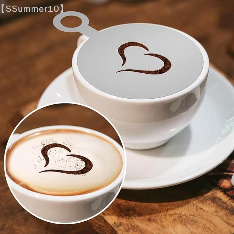 【SSummer10】4Pcs/Set Stainless  - Coffee Stencil Art 리뷰 및 가격