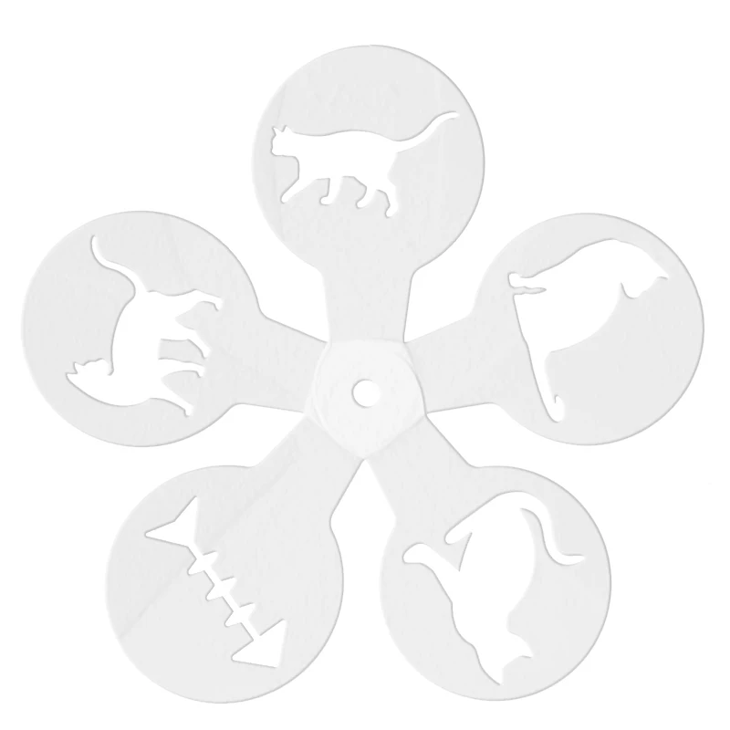 5Pcs DIY Coffee Latte Art Sten - Coffee Stencil Art 리뷰 및 가격