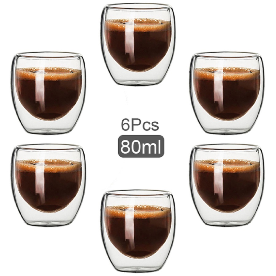 Double Walled Glass Coffee Mug - Coffee Tea Mix 리뷰 및 가격