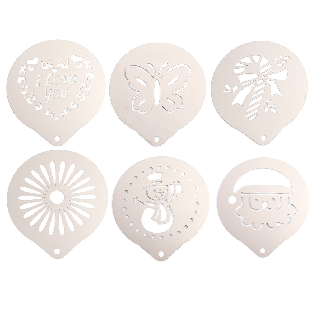 1Set Coffee Stencils Stainless - Coffee Stencil Art 리뷰 및 가격