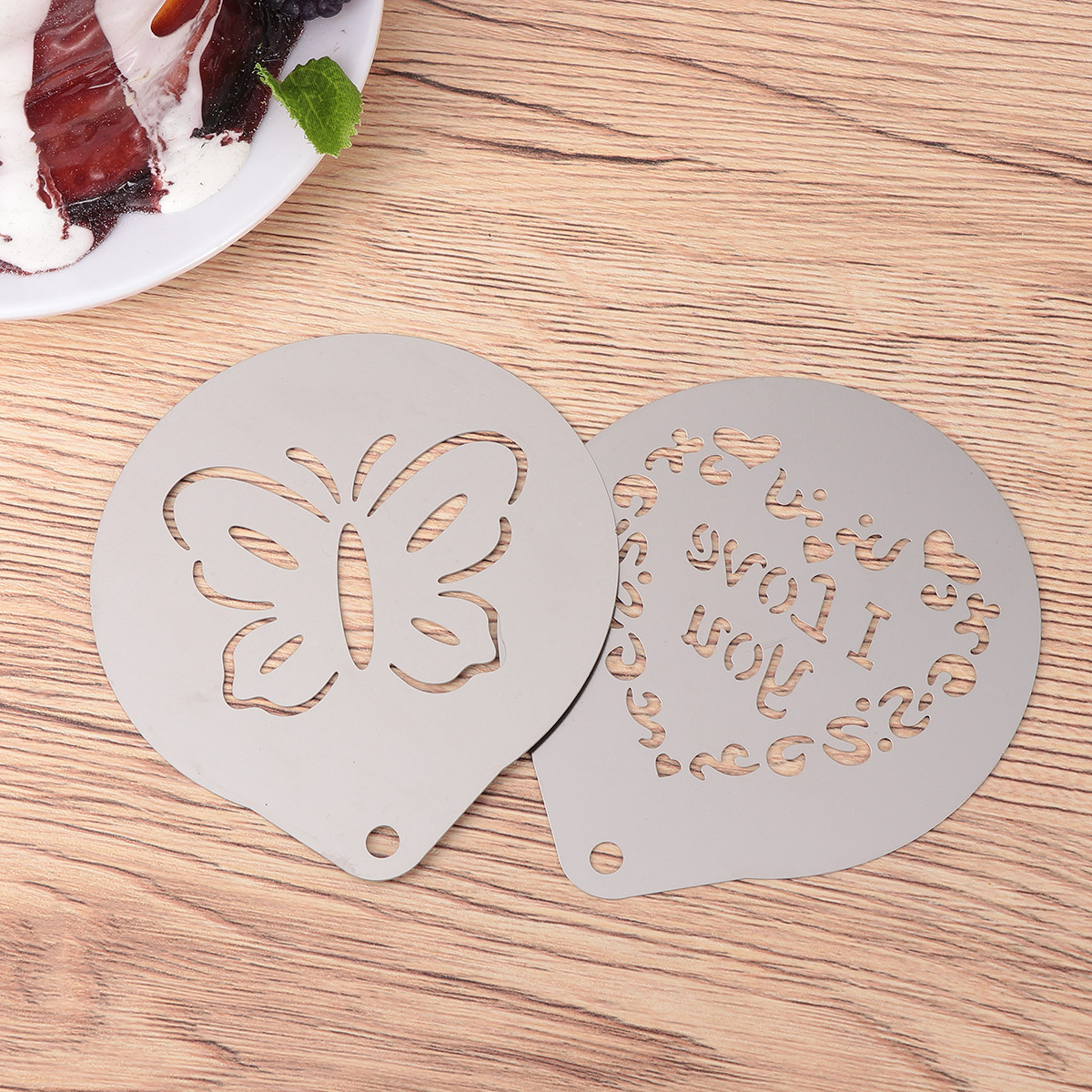 1Set Coffee Stencils Stainless - Coffee Stencil Art 리뷰 및 가격
