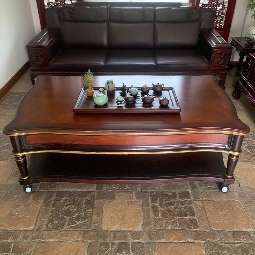 solid wood retro coffee table  - Draw Coffee And Tea 리뷰 및 가격