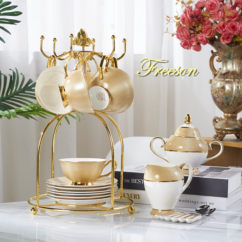 Luxury Gold Bone China Coffee  - Coffee Tea Mix 리뷰 및 가격