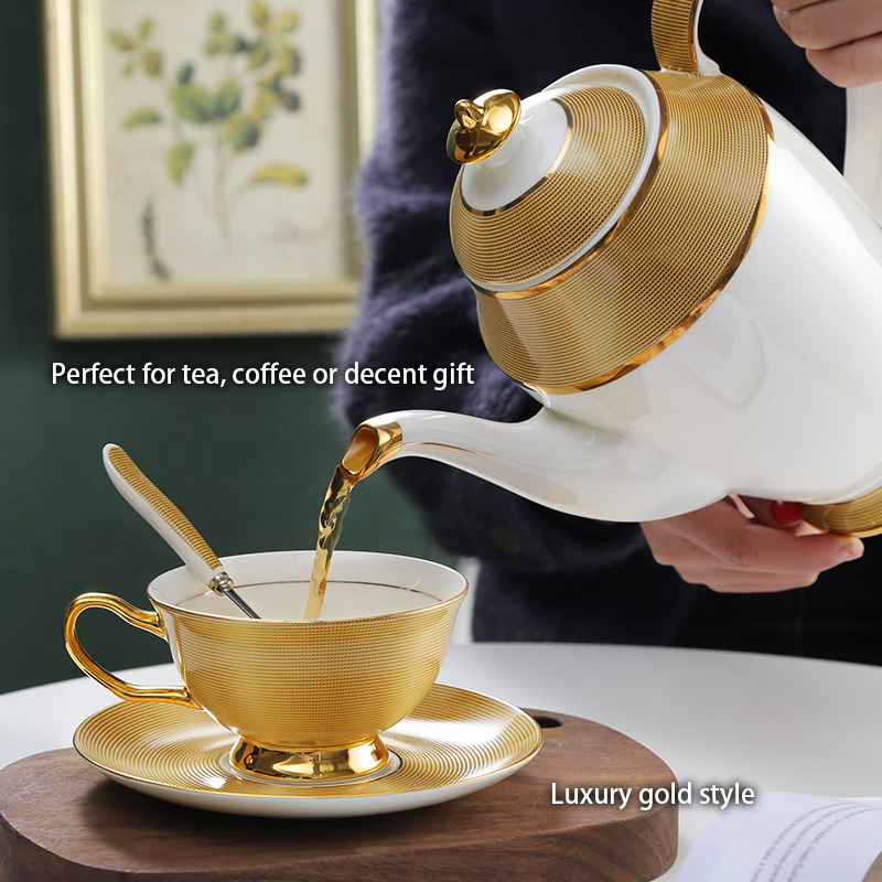 Luxury Gold Bone China Coffee  - Coffee Tea Mix 리뷰 및 가격