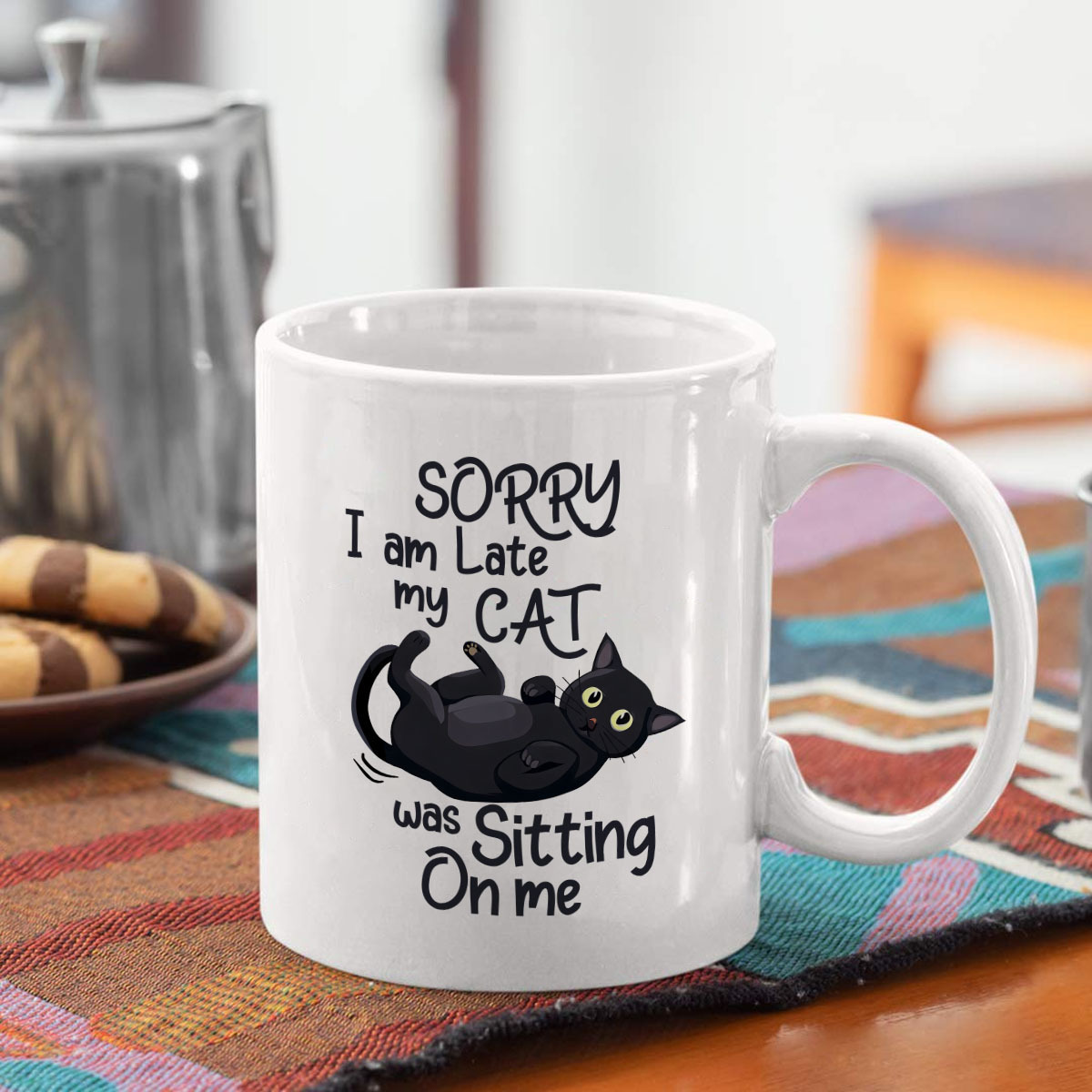 1 Funny Cat Shaped Ceramic Mug - Coffee Tea You And Me 리뷰 및 가격