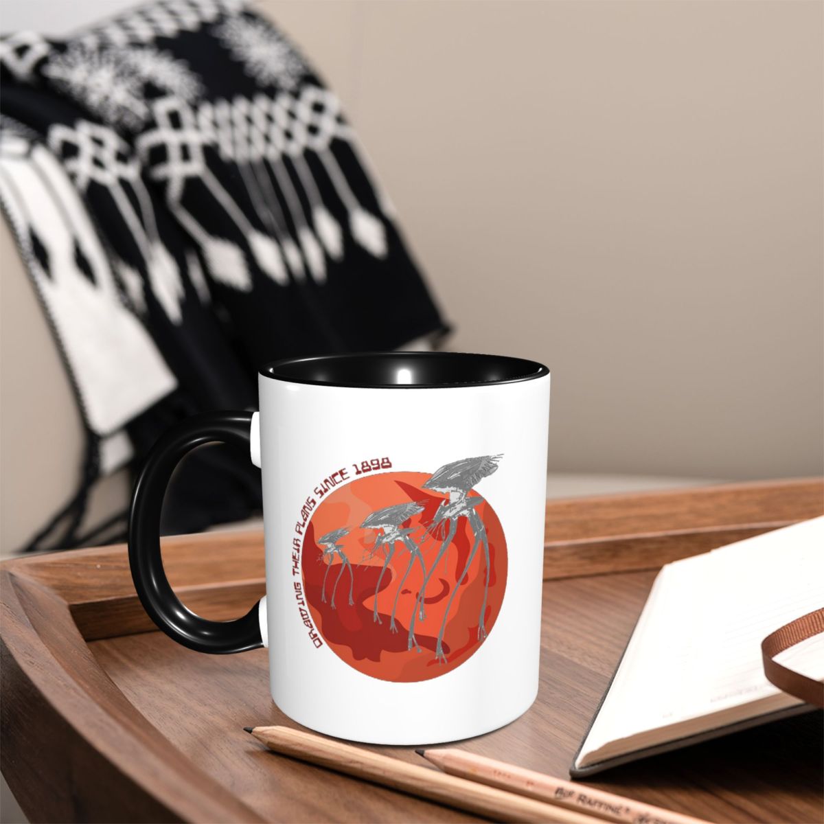 War Of The Worlds Drawing Thei - Draw Coffee And Tea 리뷰 및 가격