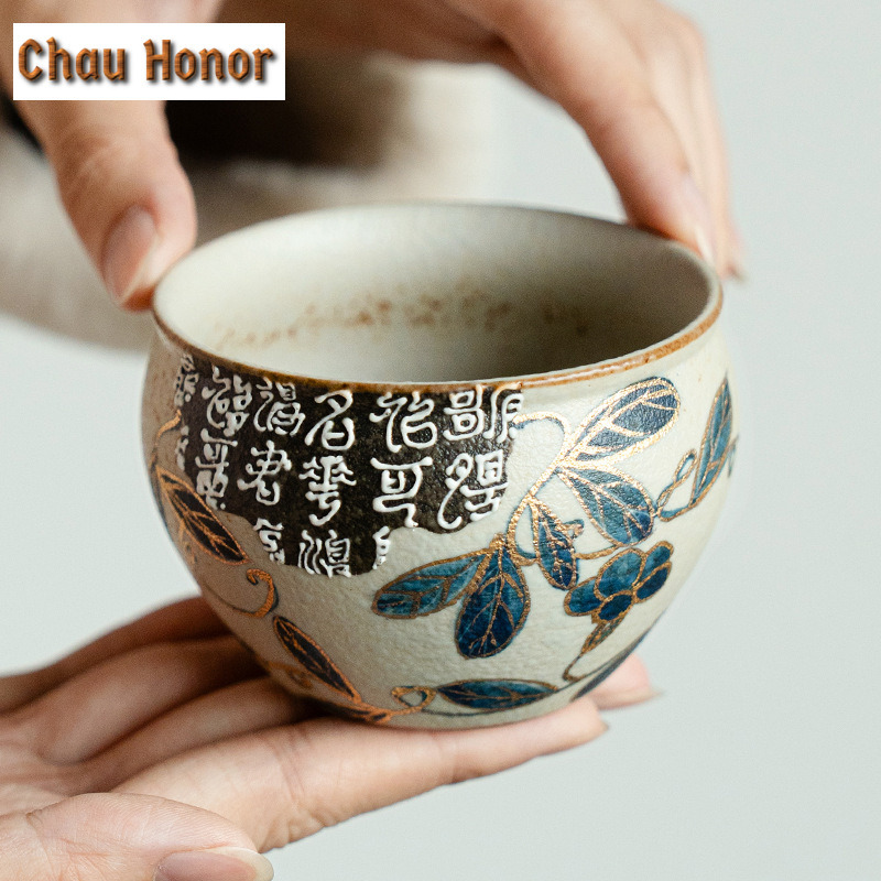 160ml Blue And White Flint Red - Draw Coffee And Tea 리뷰 및 가격