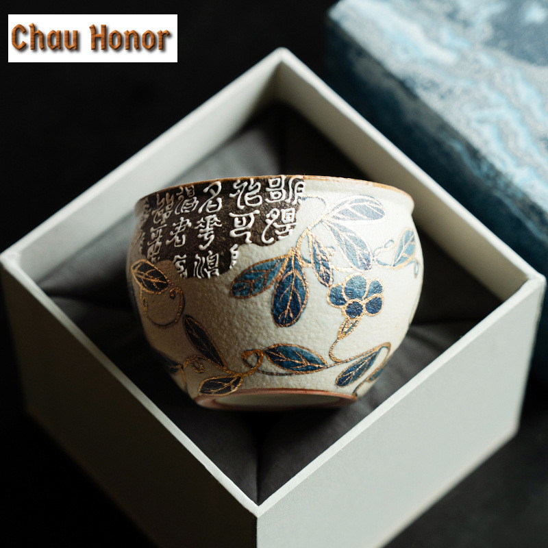 160ml Blue And White Flint Red - Draw Coffee And Tea 리뷰 및 가격