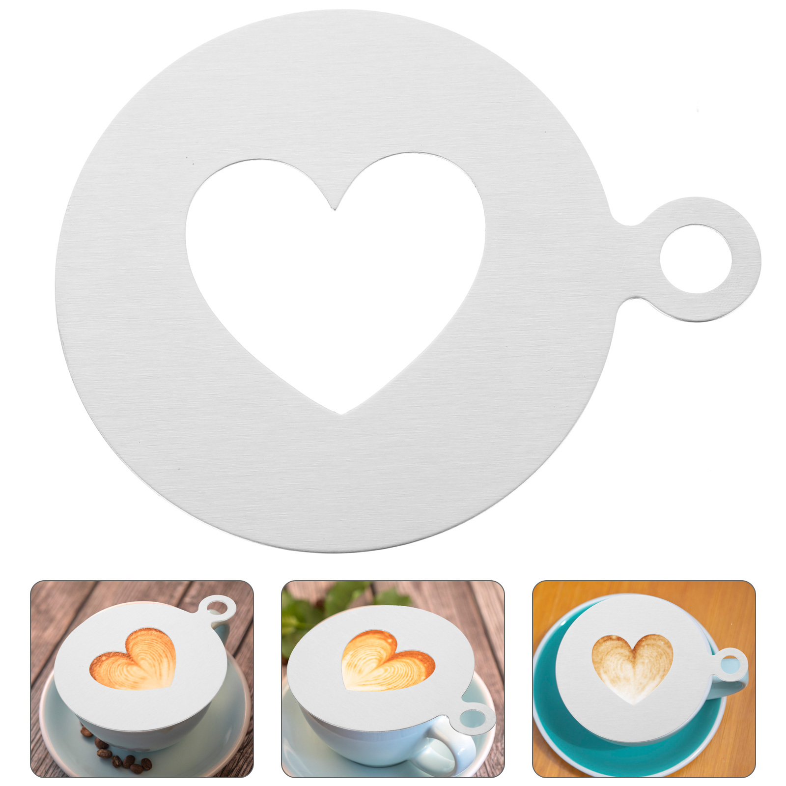 Heart Shape Coffee Stencils 30 - Coffee Stencil Art 리뷰 및 가격