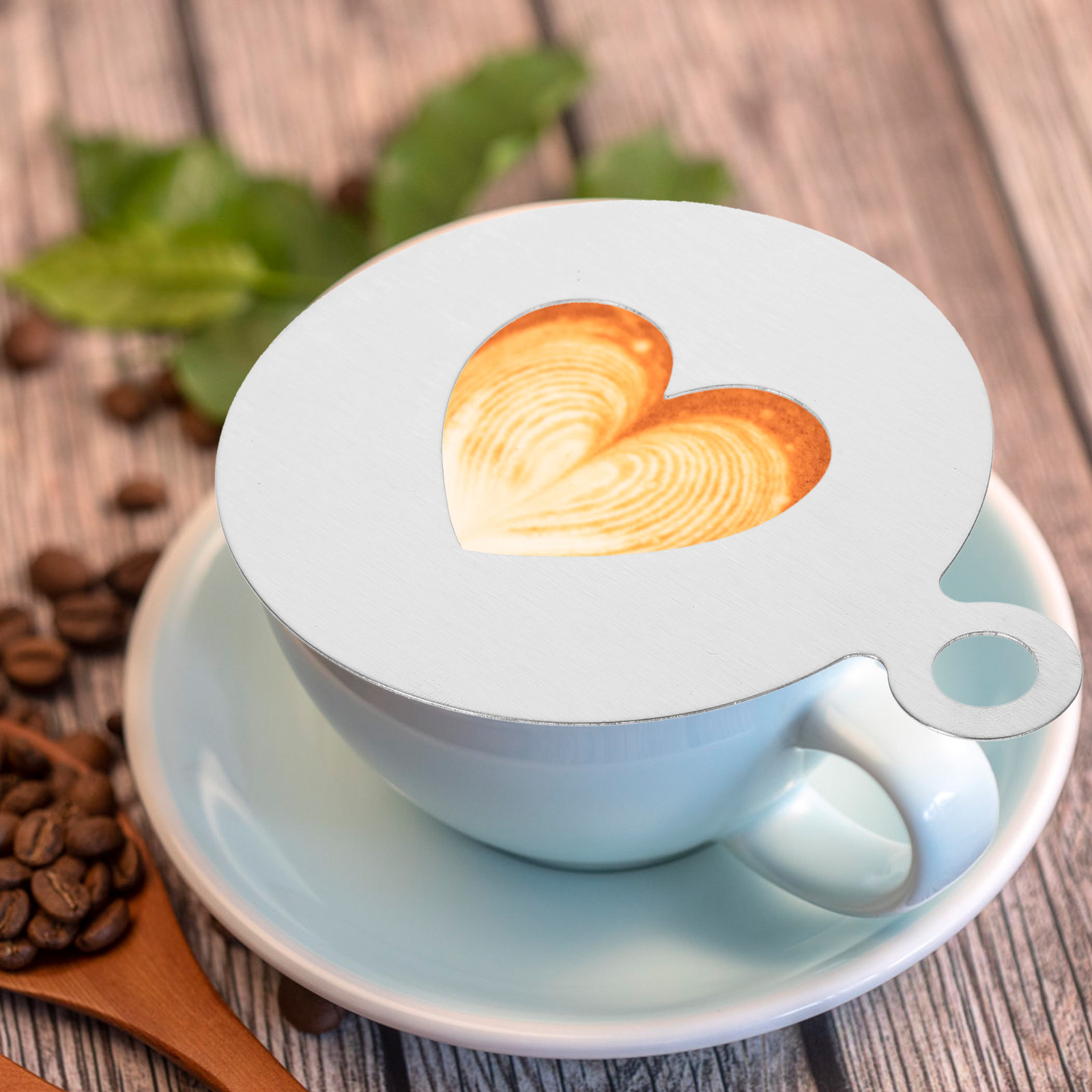 Heart Shape Coffee Stencils 30 - Coffee Stencil Art 리뷰 및 가격