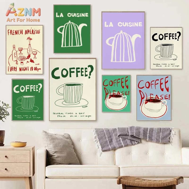 Colorful Drawings Abstract Art - Draw Coffee And Tea 리뷰 및 가격