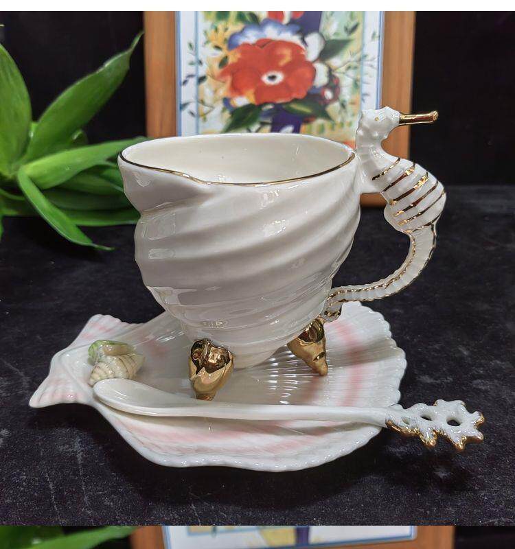 Ocean Series Gold Drawing Crea - Draw Coffee And Tea 리뷰 및 가격