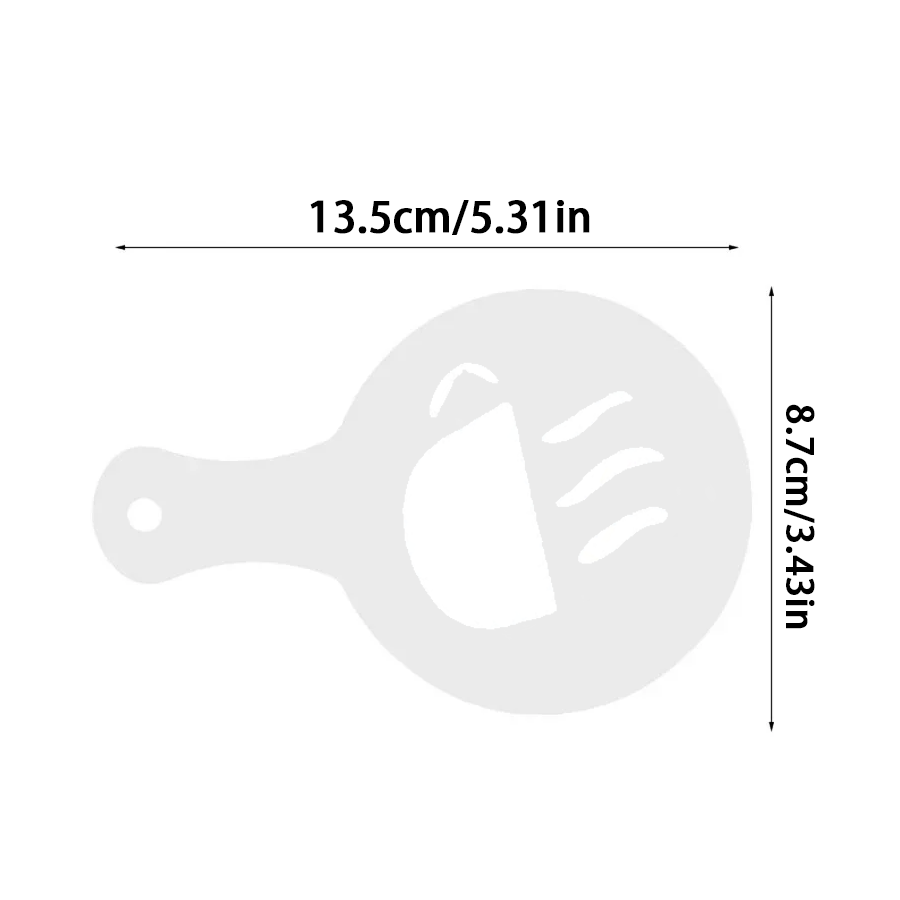 16pcs Coffee Latte Art Stencil - Coffee Stencil Art 리뷰 및 가격