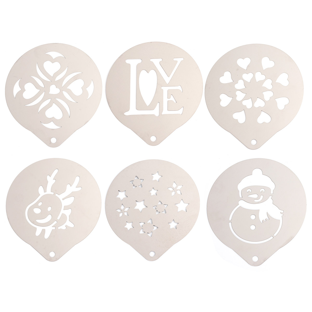 Coffee Art Template Mold Tool  - Coffee Stencil Art 리뷰 및 가격