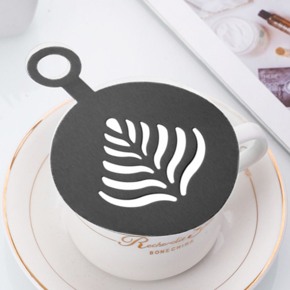 4pcs Stainless Steel Latte Cof - Coffee Stencil Art 리뷰 및 가격