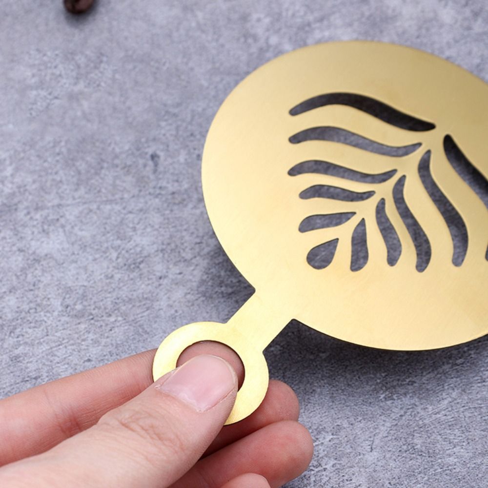4pcs Stainless Steel Latte Cof - Coffee Stencil Art 리뷰 및 가격