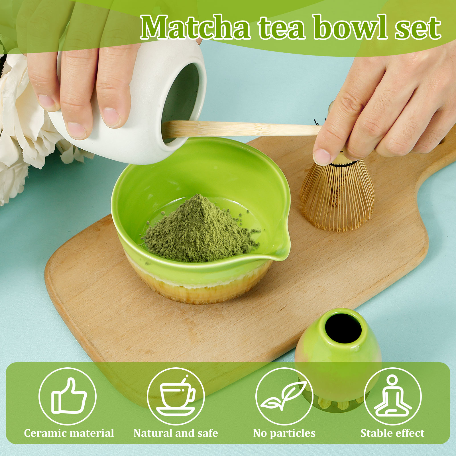 4Pcs Japanese Matcha Tea Set C - Matcha Whisk Set 리뷰 및 가격