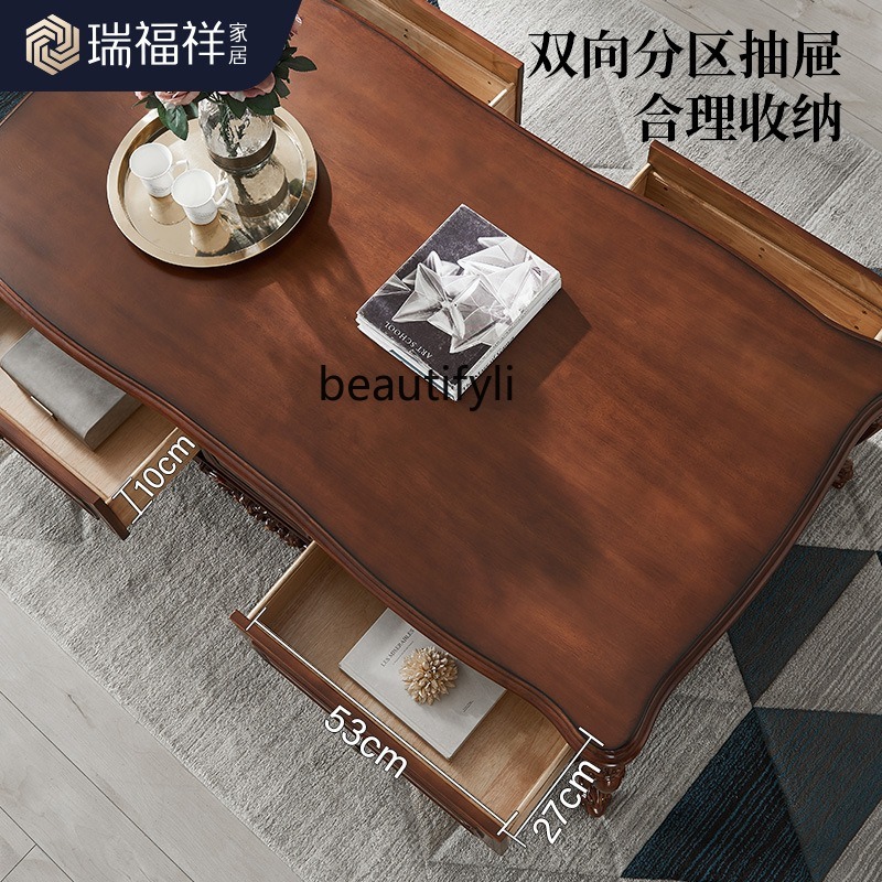 All solid wood coffee table Am - Draw Coffee And Tea 리뷰 및 가격